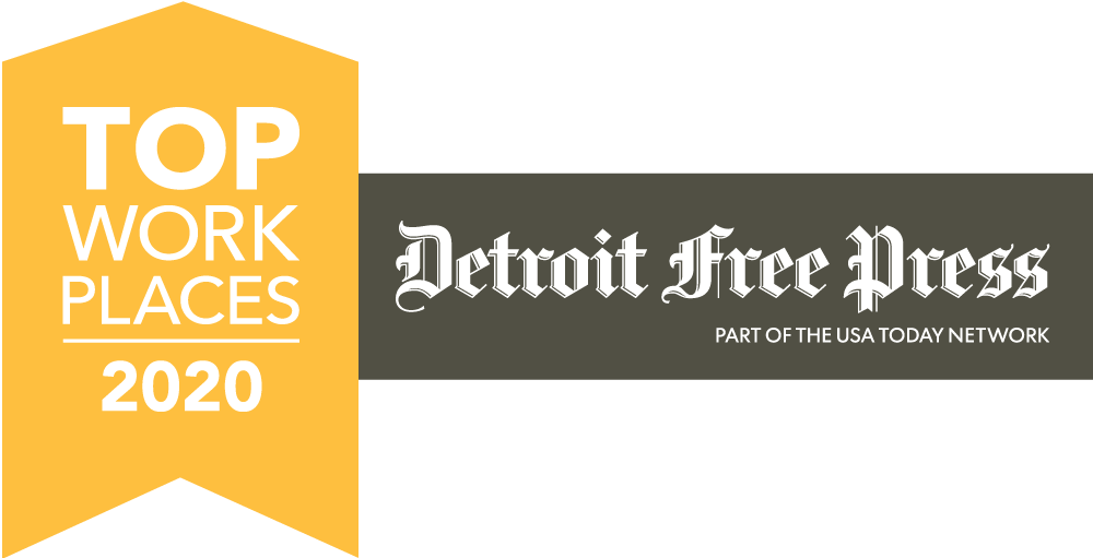 Detroit Free Press Top Workplaces 2020 award