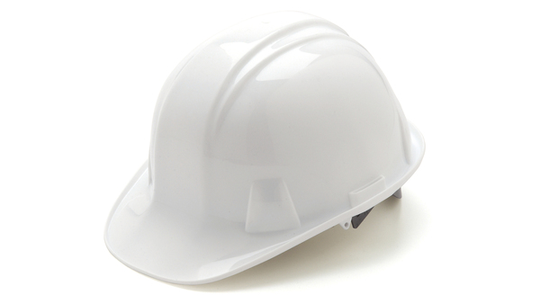 KB54HP14110 PYRAMEX 4PT RATCHET  HARD HAT WHITE