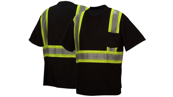 KB75RTS2311L HI-VIS BLACK T-SHIRT LARGE