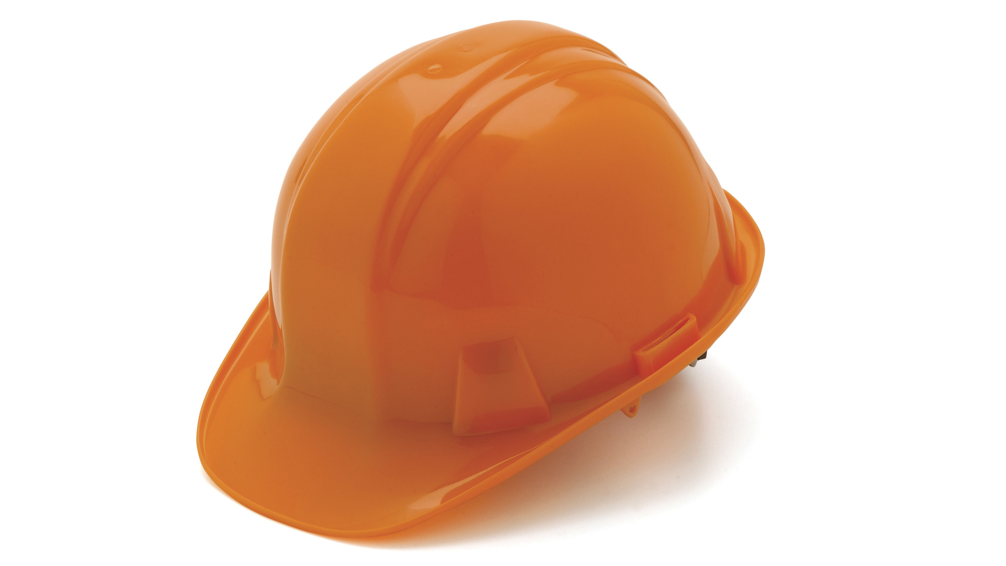 PYRAMEX 4 POINT RATCHET  HARD HAT ORANGE