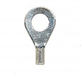 Non-Insulated Closed Ring Terminal, 22-18 AWG, Bolt 1/4&quot;