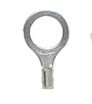 HIGH TEMP Non-Insulated Closed Ring Terminal, 22-18 AWG, Bolt 3/8&quot;
