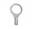 HIGH TEMP Non-Insulated Closed Ring Terminal, 16-14 AWG, Bolt 3/8&quot;