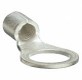 Non-Insulated Closed Ring Terminal, 8 AWG, Bolt 3/8&quot;
