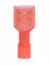 Female Disconnect .250: Red, Nylon, Full Coverage, 22-16 AWG