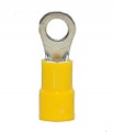 Vinyl Insulated Closed Ring Terminal, 12-10 AWG, Bolt #10