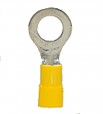 Vinyl Insulated Closed Ring Terminal, 12-10 AWG, Bolt 5/16&quot;