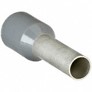 Partially Insulated Wire Ferrule, Grey, #12 AWG,