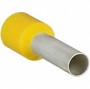Partially Insulated Wire Ferrule, Yellow, #10 AWG,
