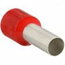 Partially Insulated Wire Ferrule,  Red, #8 AWG,