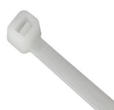 7.87" 50lb Natural Cable Ties