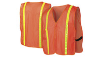 KB75RV120 SAFETY VEST ORANGE UNIVERSAL FIT