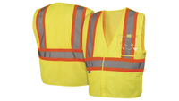 KB75RVHL2710BRL SAFETY VEST LIME LARGE