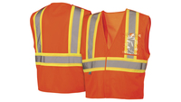 KB75RVHL2720BRL SAFETY VEST ORANGE LARGE