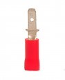 KE0020088 Male Disconnect: Red, Vinyl, Partial Coverage, 22-16 AWG
