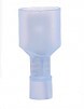 KE0020182 Male Disconnect .250: Blue, Nylon, Full Coverage, 16-14 AWG