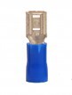 KE0020195 Female Disconnect: Blue, Vinyl, Partial Coverage, 16-14 AWG