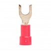 Vinyl Insulated Fork/Spade Terminal, 22-16 AWG, Bolt #6