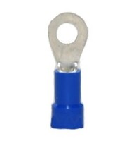 KE0050090 Vinyl Insulated Closed Ring Terminal, 16-14 AWG, Bolt #8