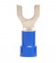 Vinyl Insulated Fork/Spade Terminal, 18-14 AWG, Bolt #8