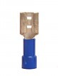 KE0050180 Female Disconnect: Blue, Vinyl, Partial Coverage, 16-14 AWG