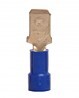 KE0050181 Male Disconnect: Blue, Vinyl, Partial Coverage, 16-14 AWG