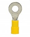 KE0050240 Vinyl Insulated Closed Ring Terminal, 12-10 AWG, Bolt 1/4"
